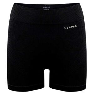 USA Pro Childrens/Kids Seamless Cycling Shorts / Black